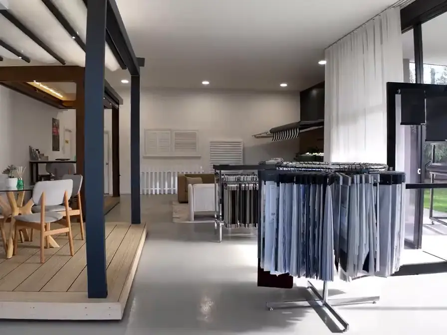 Blinds Coast to Coast brand film: the showroom, motorised curtains, shutters and outdoor blinds on a Hunter Valley chapel
